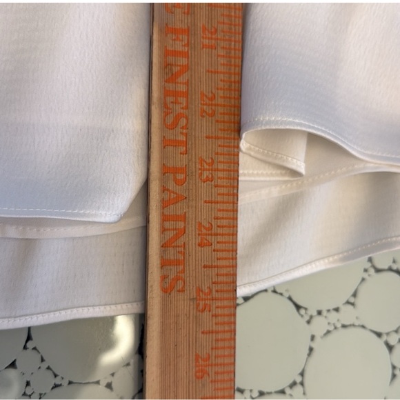 Lilly Pulitzer Blakelynn Elbow Sleeve Top Coconut White puff sleeves top size 6 - Picture 5 of 9